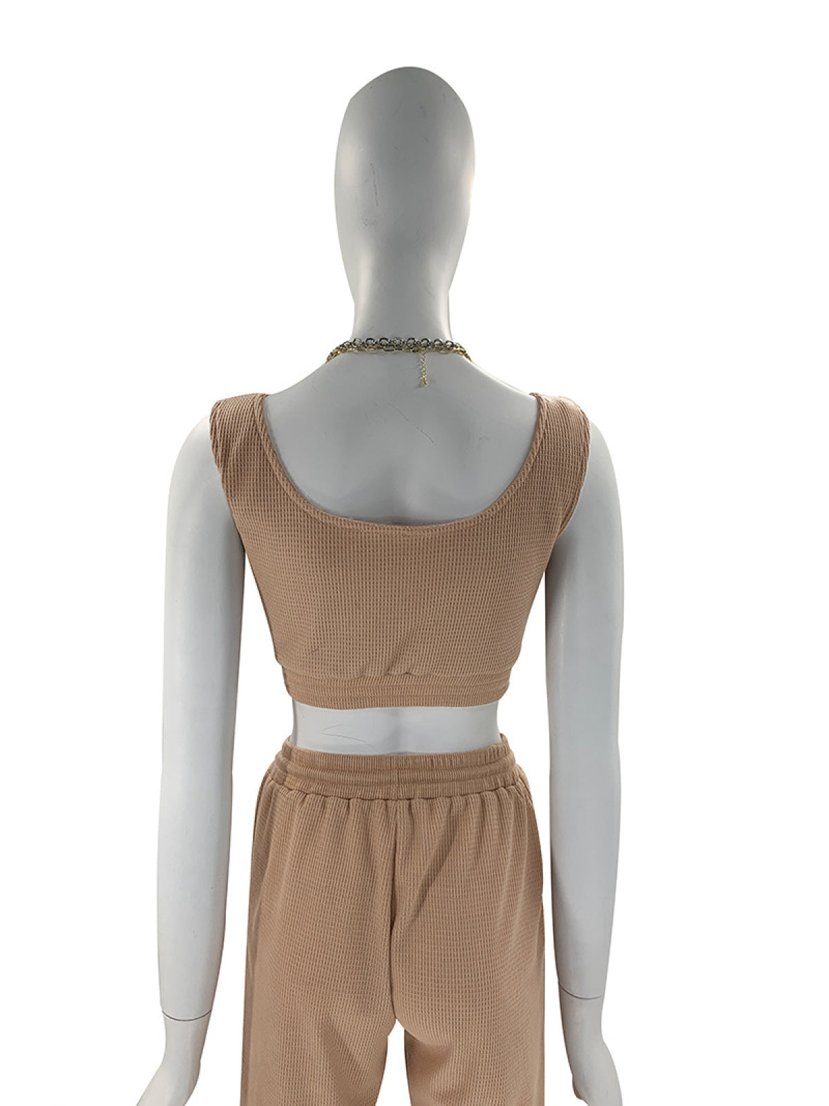 U-neck Bra & Drawstring Sweatpants Two-Piece Active Sets