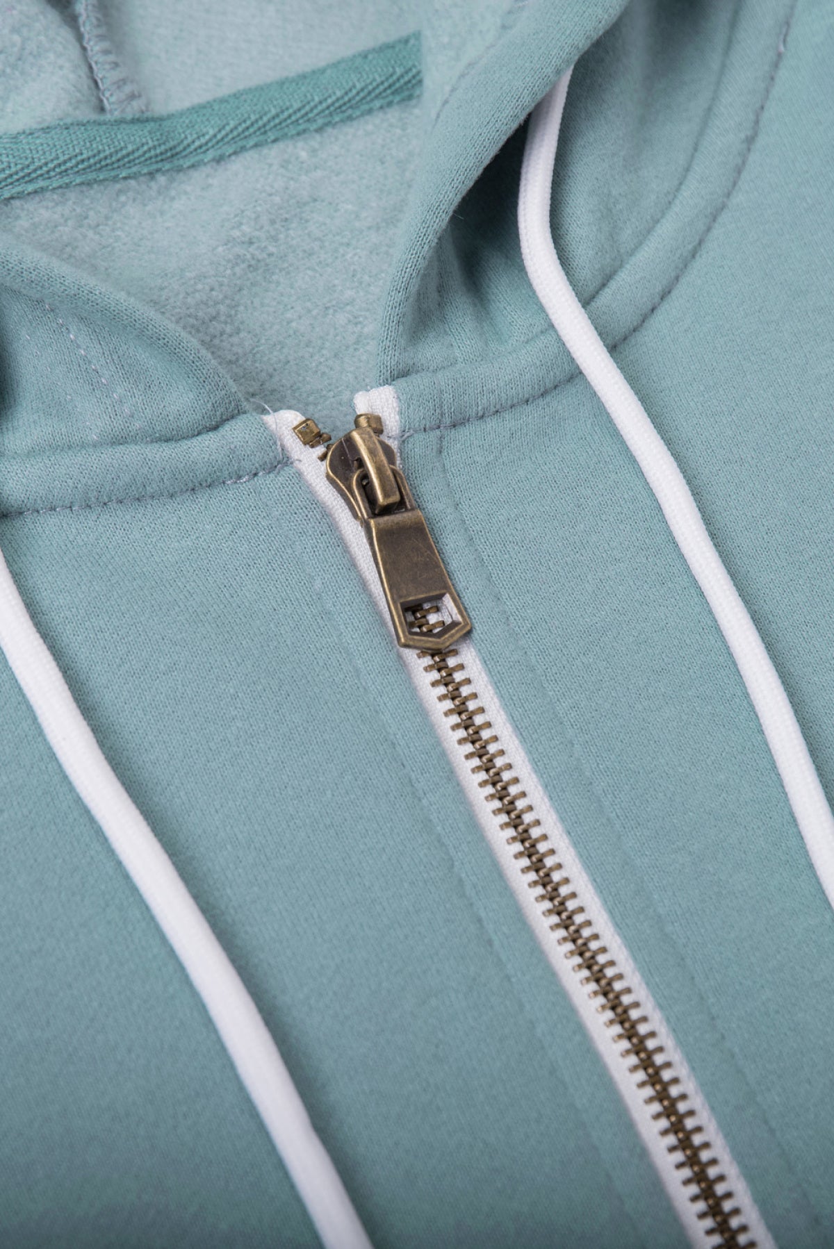 Half Zip Long Sleeve Hoodie With Pocket