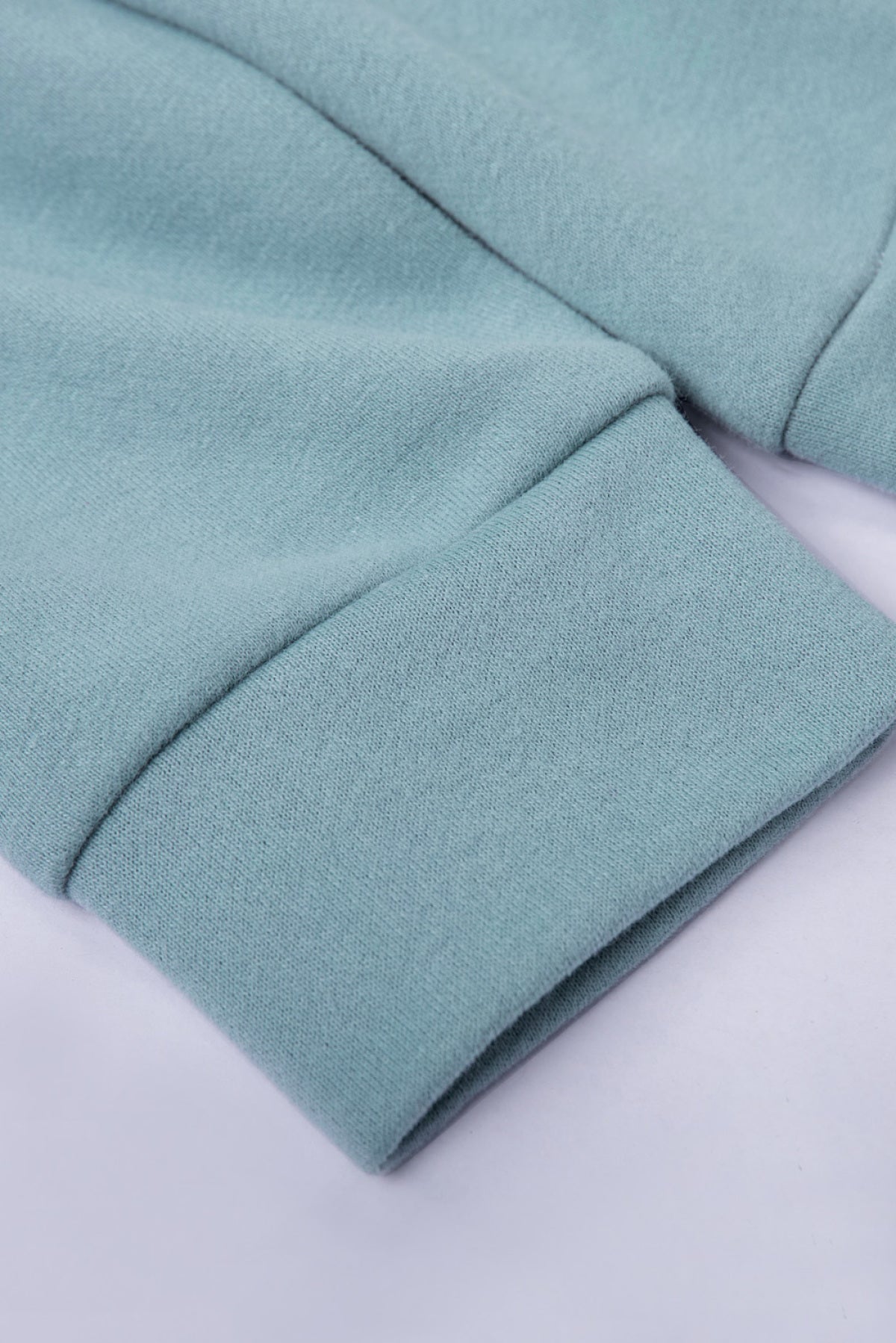 Half Zip Long Sleeve Hoodie With Pocket