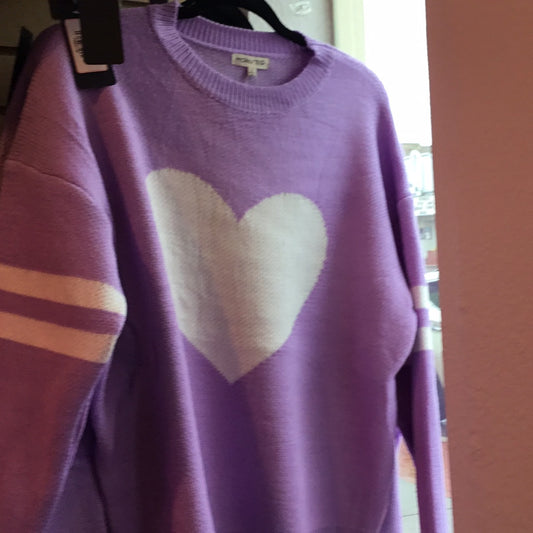 Purple Heart sweater